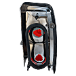 Driver Side Tail Light, without Bulb, Halogen, Red Lens, Without Emblem