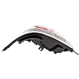 Driver Side, Outer Tail Light, without Bulb, Halogen, Clear and Red Lens, Base Model, Sedan