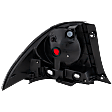 Passenger Side, Outer Tail Light, without Bulb, Halogen, Clear and Red Lens, 6 Cyl., 3.0L Engine, Sedan