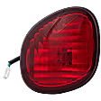Driver Side, Inner Tail Light, with Bulb, Halogen, Red Lens, Base Model
