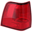 Driver Side, Outer Tail Light, without Bulb, Halogen, Red Lens, 8 Cyl., 5.4L Engine