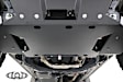 BSP2103 Black Ops Series Powdercoated Black Skid Plate