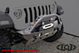 JFB1801 Front Bumper Powdercoated Black