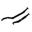 IST292 OE Replacement Series Fuel Tank Strap, Set of 2