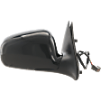 1998-2002 Lincoln Town Car - Passenger Side Mirror, Power, Manual Folding, Heated, Paintable, No Signal Light, No Memory, No Puddle Light, No Auto-Dimming, No Blind Spot Feature