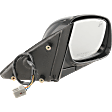 1998-2002 Lincoln Town Car - Passenger Side Mirror, Power, Manual Folding, Heated, Paintable, No Signal Light, No Memory, No Puddle Light, No Auto-Dimming, No Blind Spot Feature