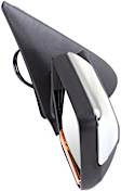 Passenger Side Mirror, Non-Towing, Power Adjust, Power Folding, Heated, Chrome, In-housing Signal Light, With memory, With Puddle Light, No Auto-Dimming, No Blind Spot Feature