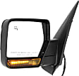 Driver Side Mirror, Non-Towing, Power Adjust, Power Folding, Heated, Paintable, In-housing Signal Light, With memory, With Puddle Light, No Auto-Dimming, No Blind Spot Feature