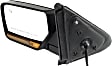 Driver Side Mirror, Non-Towing, Power Adjust, Power Folding, Heated, Paintable, In-housing Signal Light, With memory, With Puddle Light, No Auto-Dimming, No Blind Spot Feature