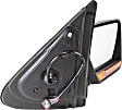 Passenger Side Mirror, Non-Towing, Power Adjust, Power Folding, Heated, Chrome, In-housing Signal Light, With memory, With Puddle Light, No Auto-Dimming, No Blind Spot Feature