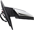 Passenger Side Mirror, Non-Towing, Power Adjust, Power Folding, Heated, Chrome, In-housing Signal Light, With memory, With Puddle Light, No Auto-Dimming, No Blind Spot Feature