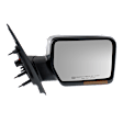 2006 Ford F-150 - Passenger Side Mirror, Power Adjust, Heated, Chrome, Manual Folding, In-housing Signal Light, No Blind Spot Feature, No Memory, No Puddle Light, No Auto-Dimming, Extended Cab Pickup