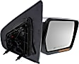 2006 Ford F-150 - Passenger Side Mirror, Power Adjust, Heated, Chrome, Manual Folding, In-housing Signal Light, No Blind Spot Feature, No Memory, No Puddle Light, No Auto-Dimming, Extended Cab Pickup