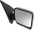2006 Ford F-150 - Passenger Side Mirror, Power Adjust, Heated, Chrome, Manual Folding, In-housing Signal Light, No Blind Spot Feature, No Memory, No Puddle Light, No Auto-Dimming, Extended Cab Pickup