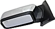 Driver Side Mirror, Power Adjust, Manual Folding, Heated, Chrome, No Signal Light, No Memory, With Puddle Light, No Auto-Dimming, No Blind Spot Feature, Base Model
