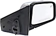 Passenger Side Mirror, Power Adjust, Manual Folding, Heated, Chrome, No Signal Light, With memory, With Puddle Light, No Auto-Dimming, No Blind Spot Feature, Base Model