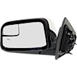 2010 Lincoln MKX - Driver Side Mirror, Power Adjust, Heated, Chrome, Manual Folding, No Signal Light, With Blind Spot Glass, No Memory, With Puddle Light, No Auto-Dimming
