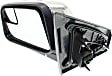 2010 Lincoln MKX - Driver Side Mirror, Power Adjust, Heated, Chrome, Manual Folding, No Signal Light, With Blind Spot Glass, No Memory, With Puddle Light, No Auto-Dimming