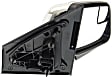 2010 Lincoln MKX - Passenger Side Mirror, Power Adjust, Heated, Chrome, Manual Folding, No Signal Light, With Blind Spot Glass, No Memory, With Puddle Light, No Auto-Dimming