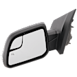 2015 Lincoln MKX - Driver Side Mirror, Power Adjust, Heated, Paintable, Manual Folding, In-housing Signal Light, With Blind Spot Glass, No Memory, With Puddle Light, No Auto-Dimming