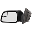 2015 Lincoln MKX - Driver Side Mirror, Power Adjust, Heated, Paintable, Manual Folding, In-housing Signal Light, With Blind Spot Glass, No Memory, With Puddle Light, No Auto-Dimming