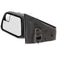 2015 Lincoln MKX - Driver Side Mirror, Power Adjust, Heated, Paintable, Manual Folding, In-housing Signal Light, With Blind Spot Glass, No Memory, With Puddle Light, No Auto-Dimming