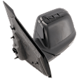 2015 Lincoln MKX - Driver Side Mirror, Power Adjust, Heated, Paintable, Manual Folding, In-housing Signal Light, With Blind Spot Glass, No Memory, With Puddle Light, No Auto-Dimming