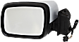 Driver Side Mirror, Power, Manual Folding, Heated, Paintable, No Signal Light, With memory, No Puddle Light, No Auto-Dimming, No Blind Spot Feature