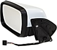Driver Side Mirror, Power, Manual Folding, Heated, Paintable, No Signal Light, With memory, No Puddle Light, No Auto-Dimming, No Blind Spot Feature