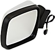 Driver Side Mirror, Power, Manual Folding, Heated, Paintable, No Signal Light, With memory, No Puddle Light, No Auto-Dimming, No Blind Spot Feature