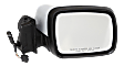 Passenger Side Mirror, Power, Manual Folding, Heated, Paintable, No Signal Light, With memory, No Puddle Light, No Auto-Dimming, No Blind Spot Feature