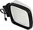 Passenger Side Mirror, Power, Manual Folding, Heated, Paintable, No Signal Light, With memory, No Puddle Light, No Auto-Dimming, No Blind Spot Feature