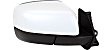 Passenger Side Mirror, Power, Manual Folding, Heated, Paintable, No Signal Light, With memory, No Puddle Light, No Auto-Dimming, No Blind Spot Feature
