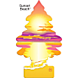 U3S-37177 Sunset Beach Air Freshener, Set of 3