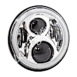 LLC-ILHC-7DC Front LED Headlight, Chrome
