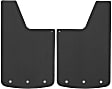 250014 Universal Rear Mud Flaps, 14 in. x 23 in., Flat Type, Tetured Black, Set Of 2