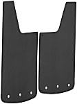 250014 Universal Rear Mud Flaps, 14 in. x 23 in., Flat Type, Tetured Black, Set Of 2