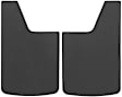 251014 Mud Flaps, Textured Black, Rubber, Textured Series