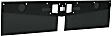 255200 Mud Flaps, Textured Black Center, Rubber, Tow Guard Series