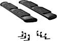 277078-400713 Regal 7 in. Series Running Boards, Powdercoated Textured Black Non-Powered Stainless Steel Set of 2