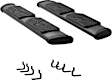 277078-401113 Running Boards, Powdercoated Textured Black, Stainless Steel, 2-Door/4-Door, Extended Cab Pickup, Regal 7 in. Series
