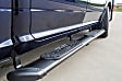 277088-401632 Regal 7 in. Series Running Boards, Powdercoated Textured Black Non-Powered Stainless Steel Set of 2