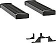 415036-400340 7 in. Grip Step Series Running Boards, Powdercoated Textured Black Non-Powered Aluminum Set of 2