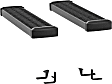 415036-401471 Running Boards, Powdercoated Textured Black, Aluminum, 36 in. Length, For Cab Only, 7 in. Grip Step Series