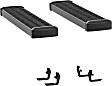 415036-401720 7 in. Grip Step Series Running Boards, Powdercoated Textured Black Non-Powered Aluminum Set of 2