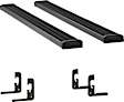 415054-400711 7 in. Grip Step Series Running Boards, Powdercoated Textured Black Non-Powered Aluminum Set of 2