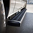 2012 Chevrolet Silverado 1500 - 7 in. Grip Step Series Running Boards, Powdercoated Textured Black, Non-Powered, Aluminum, Set of 2