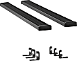 415078-401443 7 in. Grip Step Series Running Boards, Powdercoated Textured Black Non-Powered Aluminum Set of 2
