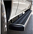 415078-401445 7 in. Grip Step Series Running Boards, Powdercoated Textured Black Non-Powered Aluminum Set of 2