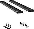 415088-401632 7 in. Grip Step Series Running Boards, Powdercoated Textured Black Non-Powered Aluminum Set of 2
